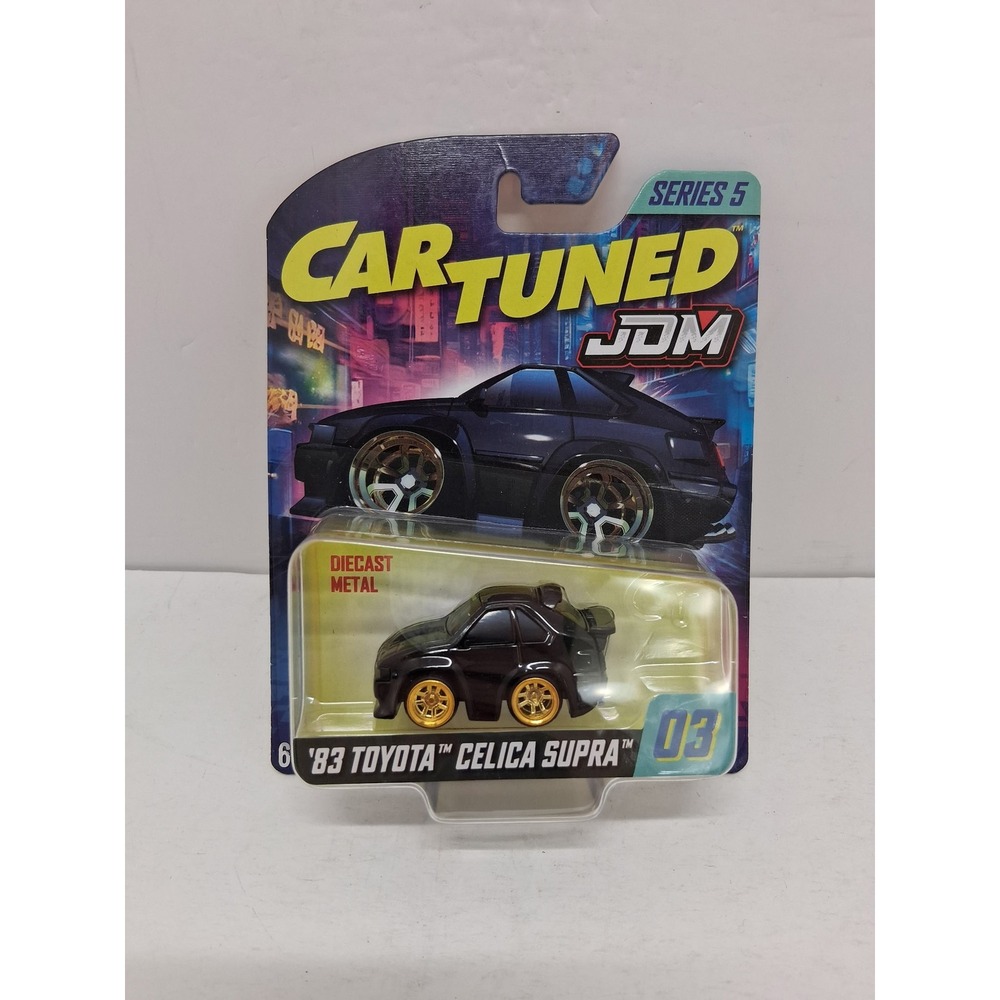 MGA Car Tuned JDM Series 5 83 Toyota Celica Supra Black Diecast Metal 03